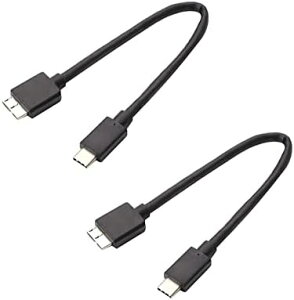 USB Type C to USB 3.1 ϊP[u USB C OthddP[u USB Type C to USB 3.1 Micro B 10Gbpsf[^] MacbookiProj HDDOtn[hhCu Seagate Camera 3ȂǑΉ 0.2m 2{Zbg 