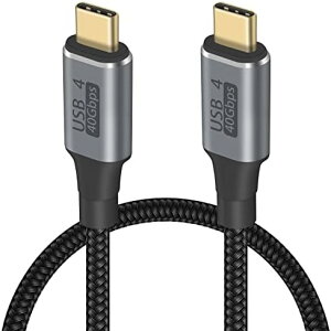 Type-c [dP[u V[g 40Gbps USB 4 USB Type CV[gP[u USB 4IXIX PD 100W [d 8K@60Hz rfIo Thunderbolt 3 4 foCX m[gp\R db hbLOXe[VɑΉ 1.