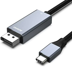 USB Type C - DisplayPort P[u 4K@60Hz 2K@144Hz UHDfo ^CvC to DisplayPort ϊA_v^ Thunderbolt 3 4 ݊ iPhone 15 Pro Max MacBook Pro Air 2023 iPad Pro iMac S23 XPS 17 ȂǂɑΉ...0.9m O[ 