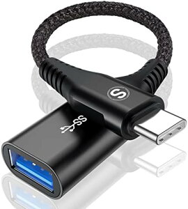  usb type c ϊA_v^ OTG P[u usb ϊA_v^ (Type C - USB 3.0 X) 5Gbpsf[^] MacBook Pro MacBook Air iPad Pro Galaxy S22 S21 iPhone 15 Pro Max Plus ^Cvc ϊA_v^@Ή Type