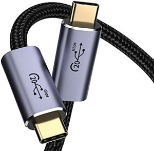 USB-C & USB-C P[u Type C P[u USB3.2 Gen2(20Gbps) PDΉ 100W}[d 8K 60Hzfo iC҂MacBook Pad Surface Switch Xperia Galaxy Pixel^Cvc@Ή (1.5M) 