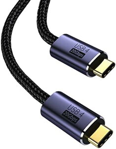 USB4 P[u USB Type-C P[u Thunderbolt 3Ή 20Gbps] PDΉ 100W}[d 8K 60Hzfo iC҂MacBook Pad Surface Switch Xperia Galaxy Pixel^Cvc@Ή (0.5M) 