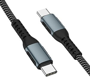 USB Type C P[u 50cm Type C (USB C to USB C) USB PDΉ 100W 5A }[d f[^] Type C to Type C P[u 50cm ϋviC iPad mini6 (2021) MacBook iPad Pro Air Galaxy Sony PixelType-c@Ή 