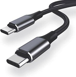 USB Type C P[u 100W 5A PDΉ QC 4.0}[d f[^] Type c to Type c ^CvC [dP[u MacBook Pro iPad Pro Air iPad mini 6 Xperia Galaxy PixelType C@Ή (0.5M) 