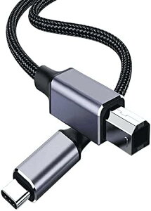 USB Type C v^[P[u USB 2.0 Type C to USB 2.0 BIX USB C to B v^P[u ϋv iC҂ for Brother Canonv^[ Dymo LabelWriter DJRg[ MIDIL[{[h DAC Midi Keyboard Midi D