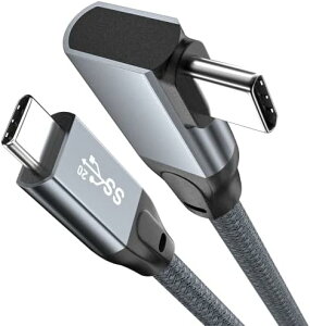 L Type C to Type CP[u USB 3.2 Gen 2X2 20Gbpsf[^]PDΉ100W}[dUSB Type CP[u 4K 60Hzfo͂ iC҂ fh~ ϋv^Cvc[dP[uThunderbolt 3 4 MacBook Pro iPad Pro Google