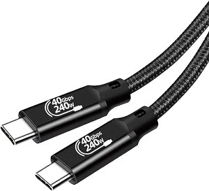  Thunderbolt 4 P[u 50cm USB4Ή 240Wo 40Gbpsf[^] 8KE4K [USB 3.2 3.1 3.0 2.0 ] T_[{g 4P[u USB4Thunderbolt 3USB-CƉʌ݊ Mac Macbook iPad mini Galaxy HuaweȋType C