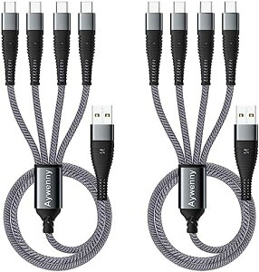 y2{Zbgz 4in1 USB }[dP[u 4ނ̃C^[tF[XTypeC*4  4̐ݔ̓[dT|[g ϋv @\[dP[u iPhone15 Switch Huawei Google Pixel Nexus 5 X 6 P Samsung S 8+ note 