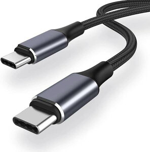 USB Type C P[u 100W 5A PDΉ QC 4.0}[d f[^] E-Mark`bv Type c to Type c ^CvC [dP[u MacBook Pro iPad Pro Air iPad mini 6 Xperia Galaxy PixelType C@Ή (1m) 