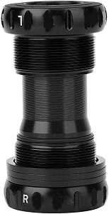 ボトムブラケット、軽量アルミ合金マウンテンバイクBBねじ込み高温耐性セラミックベアリングボトムブラケットサイクリングアクセサリー(ブラック)