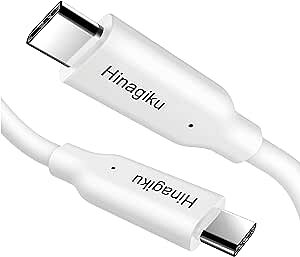  USB-C to USB-C P[u USB 3.2 Gen 2 ]x (10Gbps) }[d Power Delivery eMarker`bv 5Ad _炩TPEf 24-AWG 4K@ɑΉ(3840x2160) ݊ (Apple/Samsung/Google/Sony/Asus/Xiaomi/Hwawei