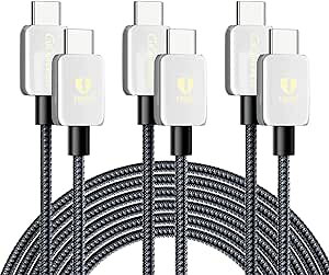 USB C P[uPDΉ100W/5A }[d f[^] fh~Samsung Galaxy MacBook Air Pro iPad Pro Mini Xiaomi OPPO Huawei Sony Xperia Google PixelType-C@Ή 3{ 1m+2m+3m (100W 1m/2m/3m)