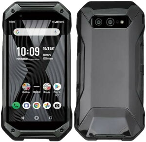 KYOCERA TORQUE 5G / TORQUE G05 / au KYG01 �P�[�X �V���R�� �ϏՌ� �����Y�ی� ���y�� ���^ TPU�P�[�X ���Z�� kyg01 �g���N5G �g���Ng05 �J�o�[�_�� �w��h�~ �h�o �ϋv �g�ѕ֗� g05 �J�o�[ (�u���b�N)