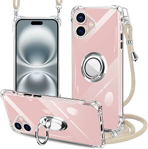 iPhone 16 P[X NA Ot V_[ | ΂߂ |  TPU Xgbvt ^ y Rt lbNXgbv V_[ | c/ 2WAY \ O\ 