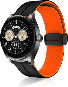 Amazfit Balance / Huawei Watch GT 5 46mm / Huawei Watch GT 5 Pro 46mm / GT4 46mm �o���h �V���R�� ���i�� �V���R���o���h �����o���h �}�O�l�b�g 22mm �����x���g Xiaomi Watch S3 / Xiaomi Watch 2 �o���h �u���b�N�I�����W