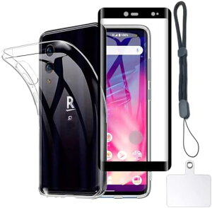 Rakuten Hand 5G P780 P710 P[X NA Jo[ TPU یP[X Jo[w + RakutenHand 5G KXtB tB KX + V[g Xgbv gуXgbv 