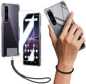 Xperia 1 IV SO-51C SOG06 P[X NA Jo[ TPU یP[X Jo[w + Xperia 1 IV KXtB tB KX dx9H ߗ Uh KX + V[g Xgbv gуXgbv