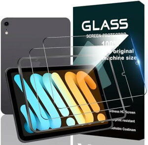 iPad mini 6 �K���X�t�B���� �K�C�h�g�t�� �w��h�~ [2* iPadmini 6 �N���A �t�B����+ 1*�K�C�h�g�t��]���^ iPad mini6 �����K���X iPadmini6 �ی�t�B���� ������ �t�� �K���X Touch�Ή�