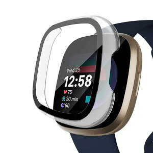 Fitbit Versa 4 P[X KXtB ی Jo[ d|PCf ̉ h~ ϏՌ ϐFh~ SʃJo[ Sʕی X}[gEHb` Fitbit Versa 4 (NA)