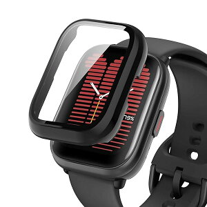 Amazfit Active P[X KXtB ی Jo[ d|PCf ̉ ϏՌ h~ ϐFh~ SʃJo[ Sʕی X}[gEHb` Amazfit Active (ubN) 