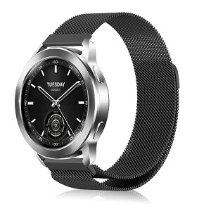 Xiaomi Watch S4 / S3 �����x���g �X�e�����X�| ���C�t�� �X�|�[�c�o���h �}�O�l�b�g�� ������� ���߉\ �X�g���b�v Xiaomi Watch S4 / S3 (�u���b�N) ��������