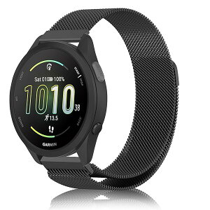GARMIN Forerunner 165 / 165 Music �o���h �x���g �����o���h �X�e�����X�| ���C�t�� �X�|�[�c�o���h �}�O�l�b�g�� ������� ���߉\ �����x���g �X�g���b�v �K�[�~�� Forerunner 165 / 165 Music (�u���b�N) 