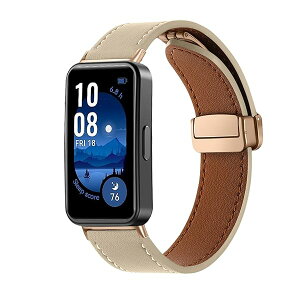 Huawei Band 10 / Band 9 / Band 8 �o���h PU���U�[ �����o���h ���C �o�b�N���t�� ���� �����o���h �����ȒP �ւ��o���h �r�W�l�X�X�^�C�� �X�g���b�v �����x���g �R���p�`�u�� Huawei Band 10 / 9 / 8 (�A�v