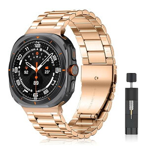 Galaxy Watch Ultra �����o���h �����x���g �T�C�Y�����\ �r�W�l�X�� �X�e�����X ������� �����H��t�� Samsung Galaxy Watch Ultra �o���h (���[�Y�S�[���h) ��������