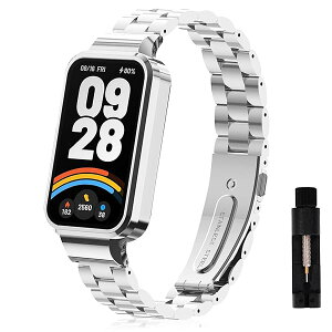 Xiaomi Smart Band 9 Active / Redmi Smart Band 3 �o���h �����o���h �����x���g �T�C�Y�����\ �r�W�l�X�� �X�e�����X ������� �����H��t�� Xiaomi Smart Band 9 Active / Redmi Smart Band 3 �o���h (�V���o�[) ����