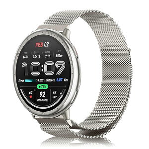 Amazfit Active 2 �����o���h �����x���g �~���l�[�[���b�V���x���g �X�e�����X�� �}�O�l�e�B�b�N�X�g���b�v ������� �j�����p �ʋC ���K �o���h �R���p�`�u�� Amazfit Active 2 (�X�^�[���C�g) ����