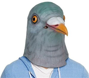 ハト マスク 鳥 動物マスク パーティーマスク コスプレ マスク コスプレ小物 仮装マスク 仮装 変装 お面 かぶりもの 仮装イベン アイテム お祭り 宴会 学園祭 緑 鳩
