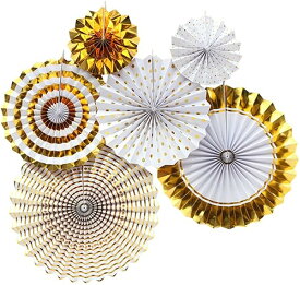 送料無料 ペーパーファン 飾り付け 6枚セット お花紙 扇フラワー ペーパーファン ペーパー デコレーション誕生日 飾り付け ペーパーファン こどもの日 お正月 結婚式 クリスマス 卒業式 飾り付け　祭り イベント モール パーティー 飾り付け