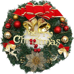 ؔ NX}X  NX}X[X ԗ փ[X Ǌ| NX}Xԗ Christmas Wreath Xmas Decoration NX}X  VN K[h 뉀 Ԃ牺 Ntg 