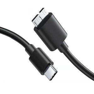 USB C to Micro B 3.0 ϊP[u 0.5m USB C OthddP[u 3A}[d5Gbpsf[^] MacBook (Pro) / Galaxy S5 Note 3 / HDDOtn[hhCuɑΉ ubN 