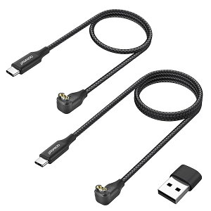 Garmin [dP[u USB C 0.5 + 1m L^ 2{ Zbg USB ϊA_v^ t for Garmin Type C P[u ForeAthlete / Vivoactive / Fenix / Vivosport / Approach / Forerunner ȂǑ@Ή for Garmin Charging Cable 