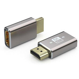 HDMI A_v^[ 8K@60Hz / 4K@120Hz HDMI IX to HDMI X ϊA_v^[ ΉSwitch er HDTV Roku Xbox 360 PS4 PS3Ȃǂ[2Zbg] 
