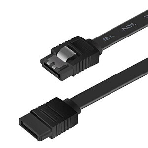 SATA�P�[�u�� (�X�g���[�g�^) 45cm SATA 3 6 Gbps���b�`�t��SSD��HDD����-�u���b�N