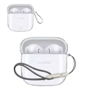 HUAWEI FreeBuds SE 3 �P�[�X TPU �\�t�g �Ռ��z�� �h�� �h�o �y�� �����h�~ �t�b�N �X�����\�t�g �P�[�X�J�o�[ HUAWEI FreeBuds SE3 �J�o�[ (�N���A)
