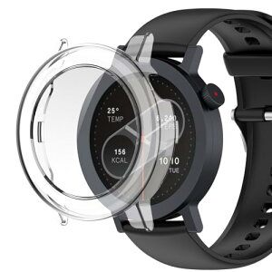 CMF By Nothing Watch Pro 2 �P�[�X �y�� PC+�����K���X �ی�J�o�[ 9H�d�x ���t���ȒP ��̌^ �S�ʕی� �L�Y�h�~ �ϏՌ� HD�����ߗ� �w��h�~ ���˒ጸ �P�[�X CMF By Nothing Watch Pro 2 �ɑΉ� (����)