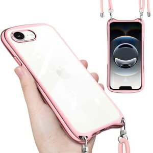 iPhone 17e iPhone 16e �P�[�X �N���A �V�����_�[ �A�C�t�H��17e 16e �X�g���b�v�t�� ��|�� ���|�� �΂߂��� ���� TPU �ϏՌ� �S�ʕی� ���^ �؍� ���킢�� ���[�Y�S�[���h ��������