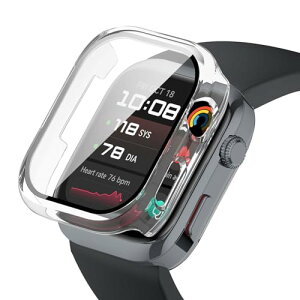 Huawei Watch D2 �P�[�X �y�� PC+�����K���X �ی�J�o�[ 9H�d�x ���t���ȒP ��̌^ �S�ʕی� �L�Y�h�~ �ϏՌ� HD�����ߗ� �w��h�~ ���˒ጸ �P�[�X Huawei Watch D2 �ɑΉ� (����)
