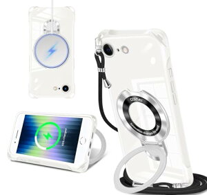 iPhone 16e �P�[�X iPhone SE4 �P�[�X MagSafe�����O�t�� �l�b�N �V�����_�[ �A�C�t�H�� 16e / se4 ��|���P�[�X ���|�� �΂߂��� �؍� ���� ��|�� �J�o�[ �ی^�X�^���h�t�� �}�O�l�b�g���� �c������