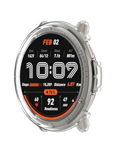 Amazfit Active 2 �P�[�X �J�o�[ �\�t�g PC�� �v���e�N�^�[�J�o�[ ���� �Ռ��z�� �S�ʕی� �����ȒP ���ϋv �����ȒP �t�C�����Ȃ� [�N���A]