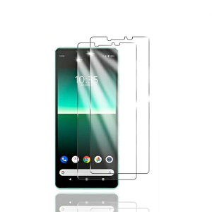 Xperia 10 II SO-41A / SOV43 �K���X�t�B���� ��ʕی� �t�B���� �G�N�X�y���A10 II SO-41A / SOV43 �ی�t�B���� �����K���X �C�A�[�� �d�x9H �ϏՌ� �w��h�~ �N���b�`�h�~ Xperia 10 II