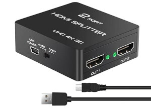 HDMI ���z�� �X�v���b�^�[ 2�o�� 1����2�o�� HDMI ���� 2��� �����o�� 1080P 3D PC PS4 �J���� �C�V���X�C�b�` Blu-ray�v���[���[ TV ���j�^�[ �v���W�F�N�^�[ �o�� USB���d�P�[�u��