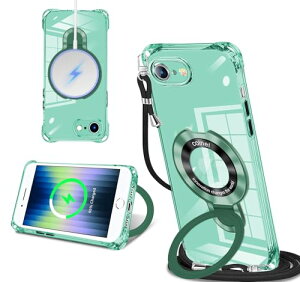 iPhone SE3 SE2 SE 8 �P�[�X MagSafe�����O�t�� �l�b�N �V�����_�[ �A�C�t�H�� se se2 se3 8 ��|���P�[�X ���|�� �΂߂��� �؍� ���� ��|�� �J�o�[ �ی^�X�^���h�t�� �}�O�l�b�g���� �c�����ϏՌ� ��