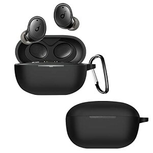 Soundcore Life A3i / Dot 3i �P�[�X ���C�����X �C���[�z�� �[�d�P�[�X�J�o�[ �J���r�i�E�L�[�`�F�[���t�� �V���R���ی�P�[�X �����h�~ �ϏՌ� �h�o �L�Y�h�~ �w��h�~ (�u���b�N)