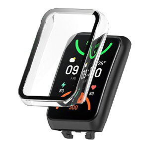OPPO Band 2 �P�[�X �J�o�[ PC+�����K���X�t�B���� 9H�d�x �ی�P�[�X �ی�J�o�[ �ϏՌ� �S�ʕی� �A�N�Z�T���[ (����)