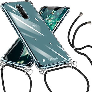 Xperia 1 �P�[�X �O���f�[�V�����F SO-03L SOV40 �P�[�X ���|�� �΂߂��� �N���A TPU �ϏՌ� �G�N�X�y���A 1 �J�o�[ �X�g���b�v�t�� ���� ������ �V�����_�[ �X ��̌^ �����h�~ �h�o �ό`�h�~ �S�ʕ�