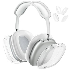 AirPods Max �J�o�[ �C���[�p�b�h�J�o�[�t�� �_�炩�� TPU �����P�[�X ���h�~ �N���A�J�o�[�h�o �w�b�h�z���p�ی�J�o�[ (����)